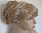 Boho bridal headband,beaded wedding headband,bridal headband,bridal wedding  headband