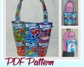 Juice Pouch Bucket Bag sewing pattern (PDF - new instant download)