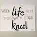 Christian Quotes Canvas Art - Inspirational Home Decor - 11x14 Canvas Art