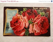 May Days Sale Antique Postcard Best Wishes