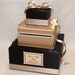 Elegant Custom Made Wedding Card Box-rhinestone trim