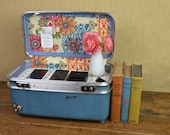 Vintage Samsonite Train Case Custom Charging Station for phones & iPods in Color of your choice