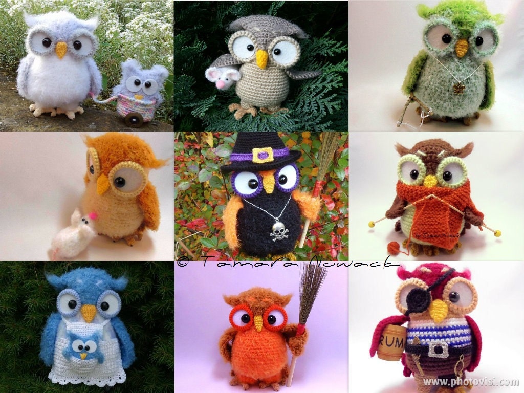 Owl Henriette - amigurumi PDF crochet pattern