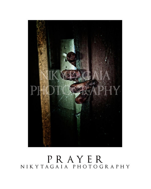 8x10 Prayer Horror Dark Art Still Print - NikytaGaia Photography