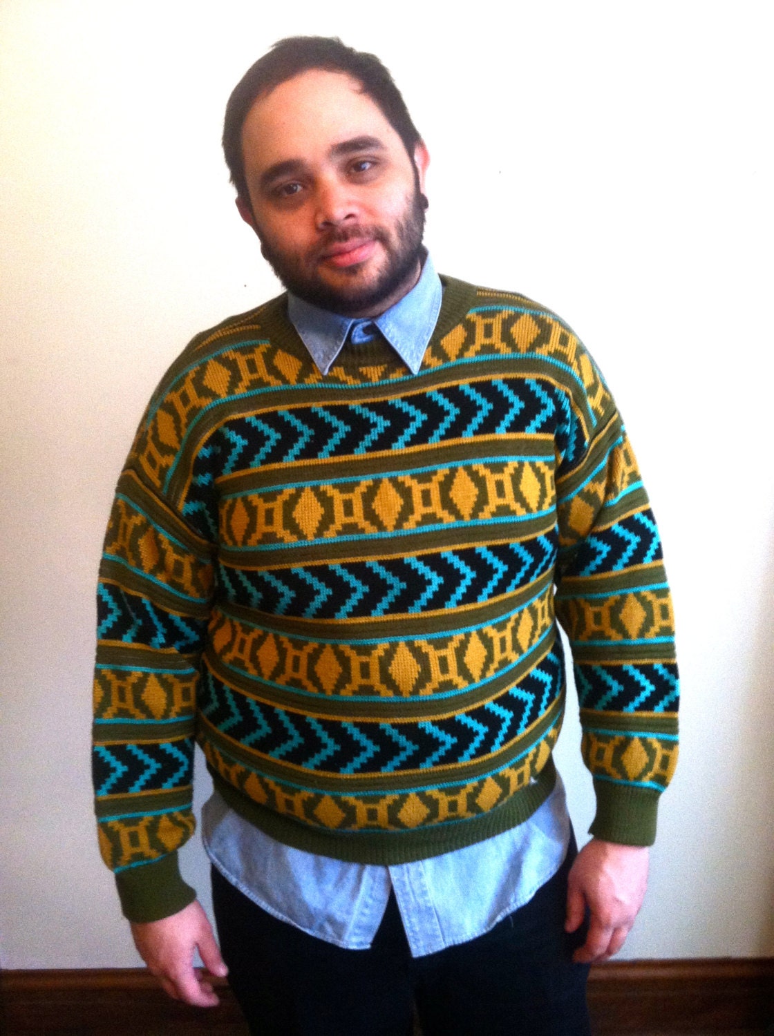 Vintage Unisex Knit Sweater Size XL-XXL