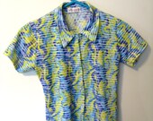 Vintage 90's Rave Crop Top Size S/M