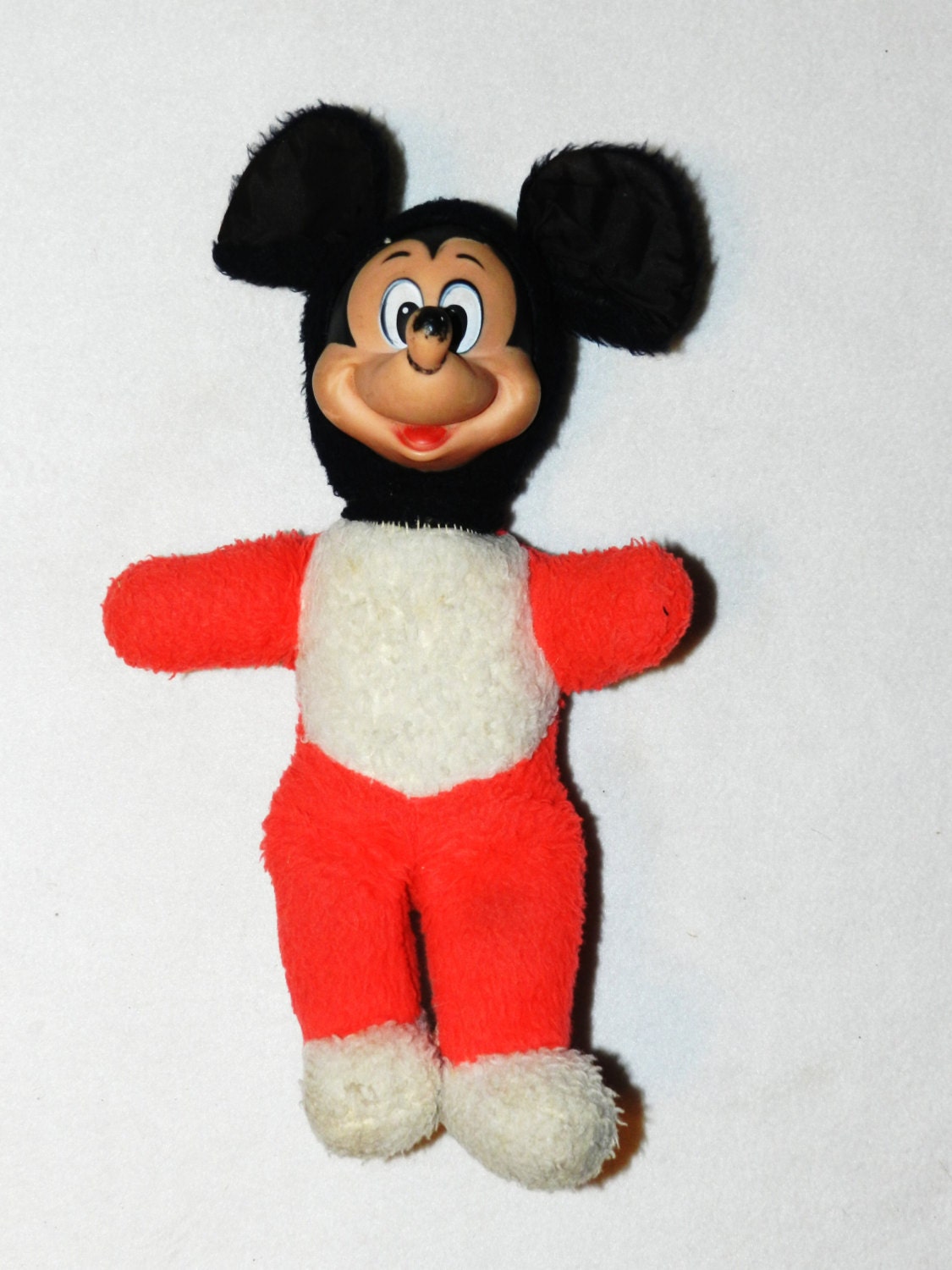 Vintage Rubber Faced Mickey Mouse Doll