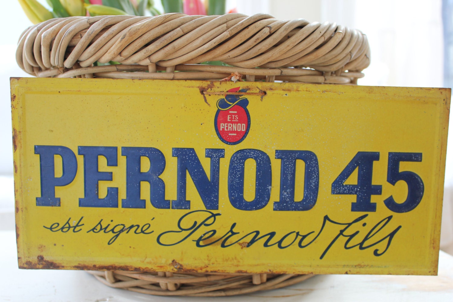 Vintage French Pernod Sign
