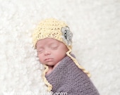 Curly Cue Newborn Hat