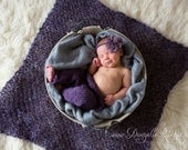 Newborn Headband and Pants Set