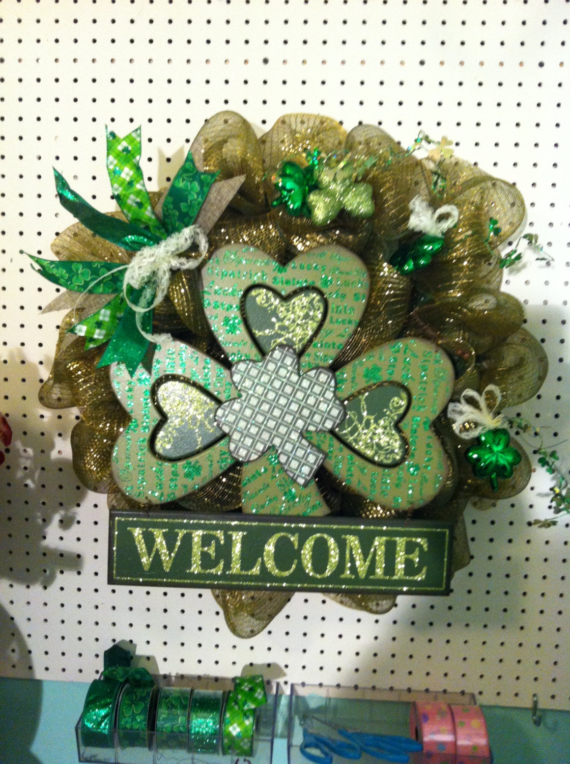 St Patricks Day Wreath