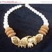 Vintage New Old Stock 1980's Nautical Necklace & Matching Barrett Set of 2 Retro Resort Jewelry