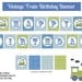 Instant Download, Printable Vintage Train Birthday Banner