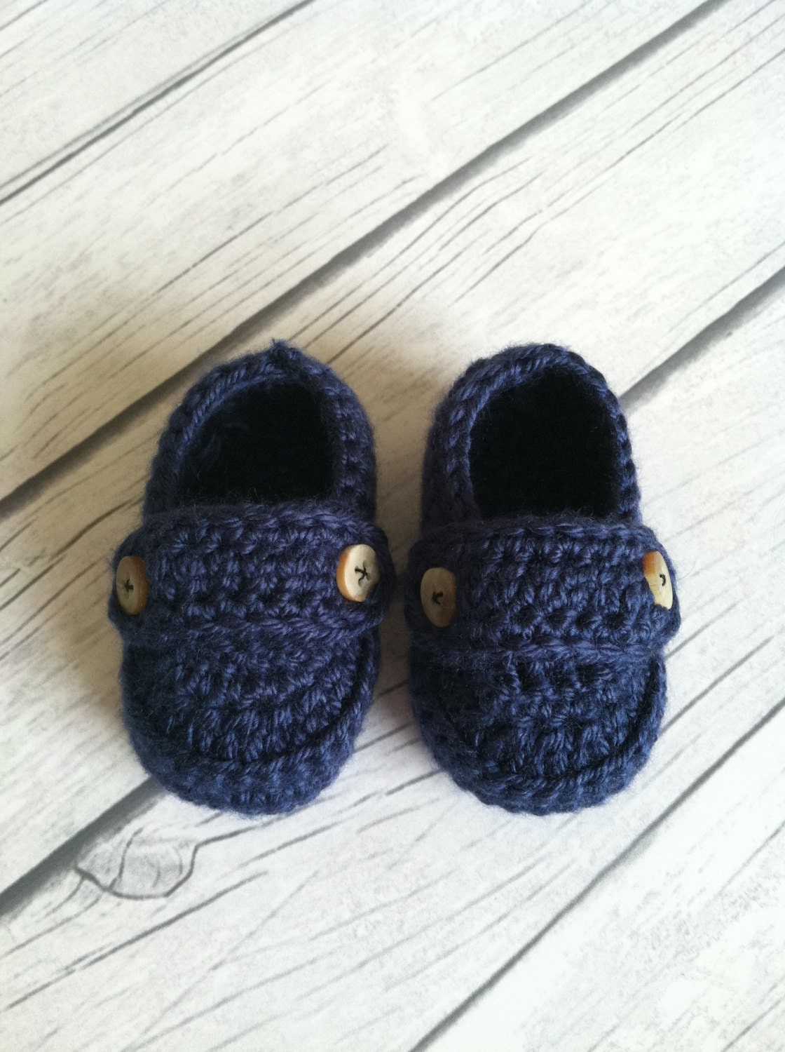 Crochet little man loafer shoes-made to order