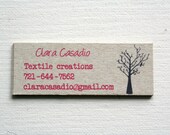 Recycled business cards - informal - calling cards (set of 48)