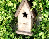 SPRING BOXWOOD BIRDHOUSE Wreath-Scented Cranberry-Artificial Boxwood Wreath-Spring Door Wreath-Year Round Wreath-Custom Choose Scent
