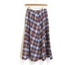 Vintage Plaid Skirt