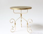 Miniature Doll Table in 1/6 scale (Blythe, Barbie, Bratz,  Momoko). French style.