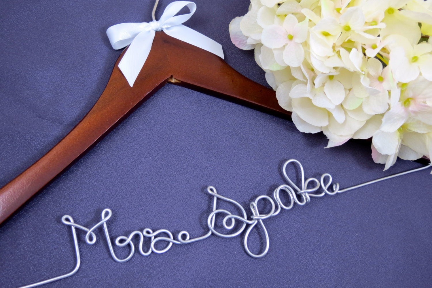 Personalized Wedding Hanger, Bride Hanger, Bridesmaid Gift, Wedding Dress Hanger