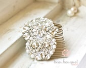 Bridal Haircomb Crystal Beaded Rhinestone Headpiece Jewelled Headpiece Wedding Haircomb Bridal Accessories