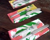 Spring Napkins 1950's Florals