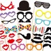 Wedding Photo Booth Party - 30 Piece Set - PhotoBooth Props