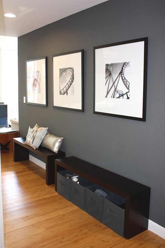 TREASURY ITEM - Modern Wood Bench - Home decor - Furniture