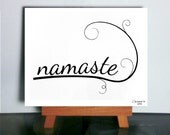 Namaste Art 8x10 Papercut