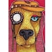 ACEO Original Dog, Detective Lizzie