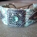 S A L E Handmade One of a Kind Material beaded bracelet