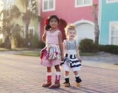 Scarlett Petti Skirt and Legwarmers PDF Pattern & Tutorial, All sizes 2-10 years included. Easy How To Ruffle skirt.