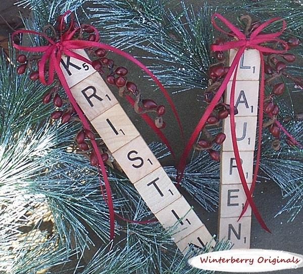 Personalized Scrabble Ornament