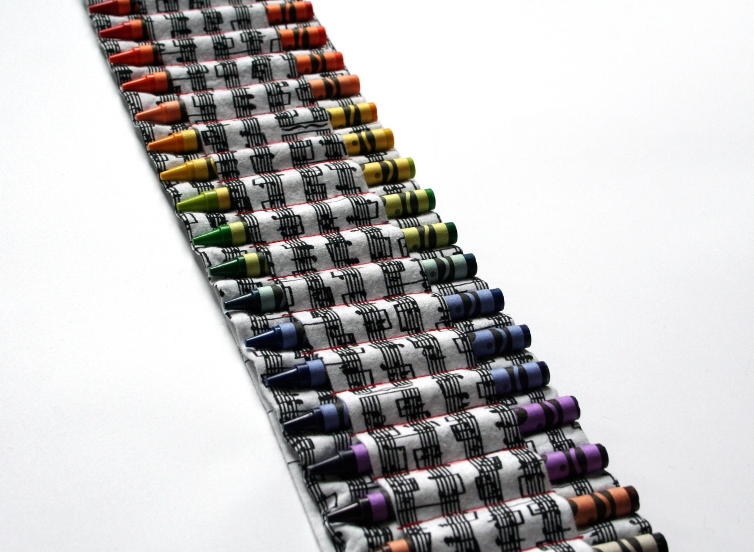 musical notes crayon ammo belt for kids -- limited edition