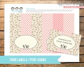 Vintage Farm Fresh Food Labels Tent Cards INSTANT DOWNLOAD Il_170x135