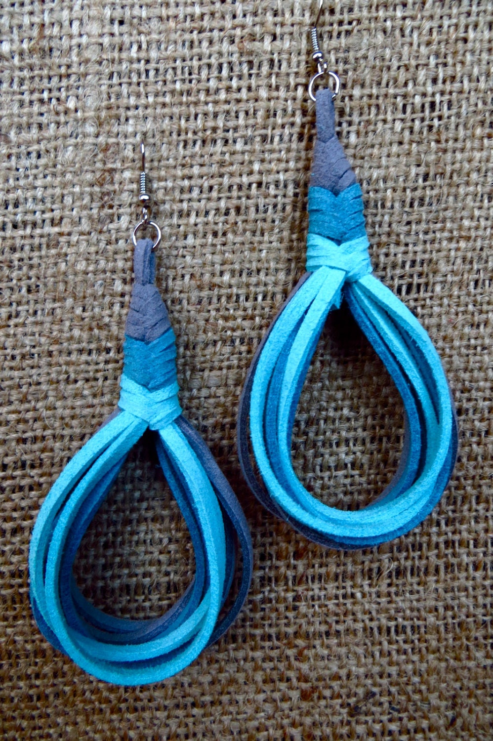 Pipa Knot- Suede Earrings