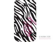 Monogrammed Samsung Galaxy 3 Case - Personalized Samsung Galaxy 3 Case