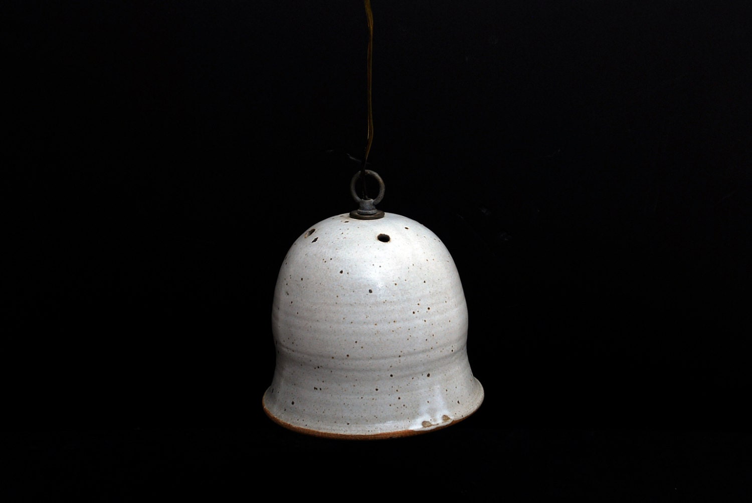 Mid Century Modern Studio Pottery Hanging Lamp