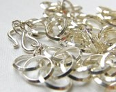 Long Silver Chain Necklace Sterling Silver Diamond Cut 43"