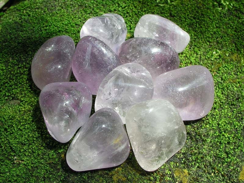 Amethyst Tumbled Gemstone Crystal - 1 piece Medium Size