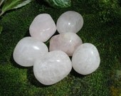 Rose Quartz Tumbled Gemstone Crystal - 1 piece Extra Large Size
