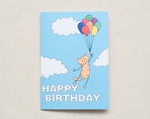 Cat Happy Birthday Card