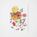 Floral Postcard