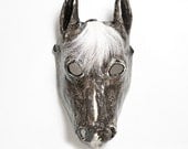 Paper mache horse mask