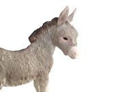 Donkey Figurine -  CYBIS Collectible - Porcelain - Signed Collectibles - Vintage Animal Figurines