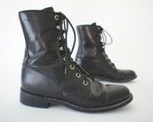 Black Justin Roper Boots Diamond J Womens Us size 5.5 / UK 3 / Eur 35.5