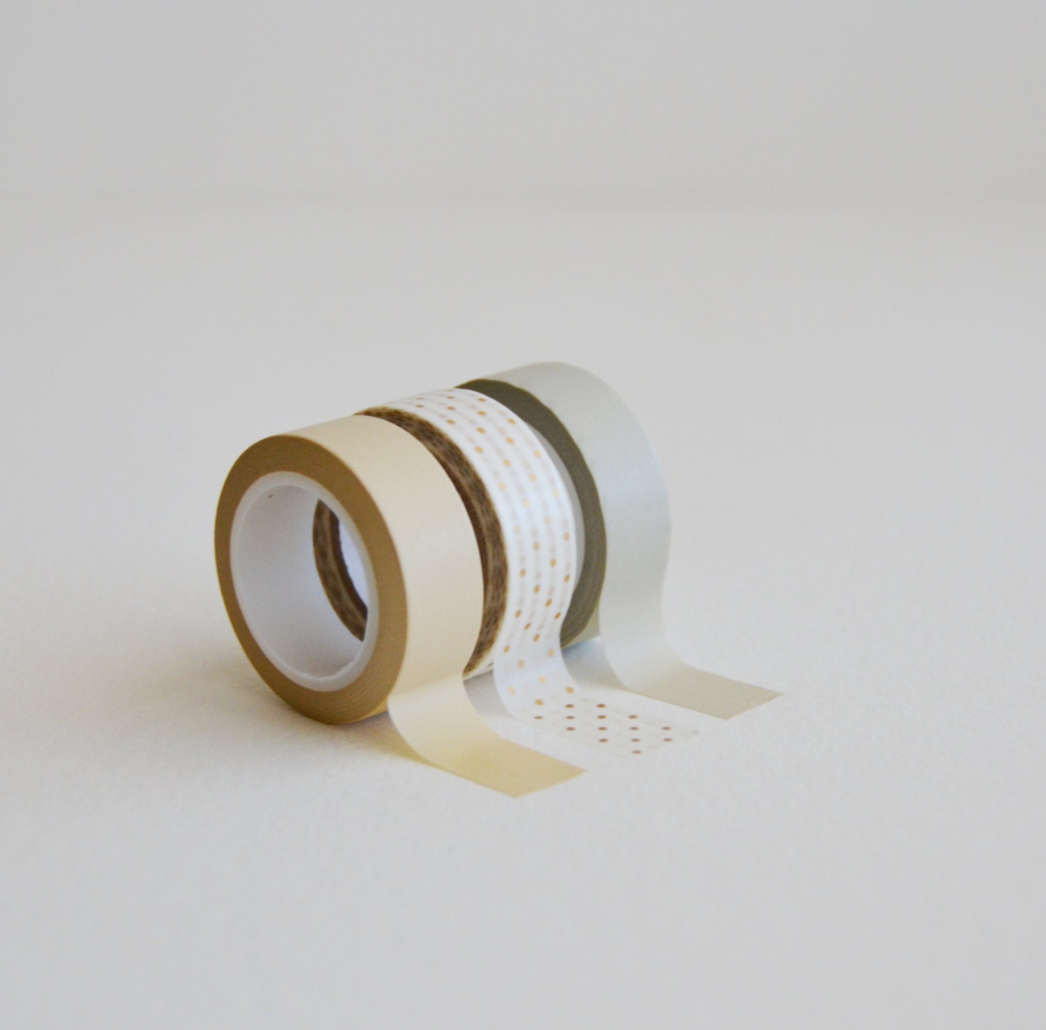 washi tape -trio nuetral minded - limited edition