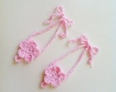 CROCHET BAREFOOT SANDALS - Pink - Baby/Toddler