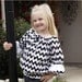 Bella Blouse for Girls 12M-10Y PDF Pattern & Instructions -3/4 sleeves-ruffles-elastic waist-drawstring tie-contrasting neckline-easy sew