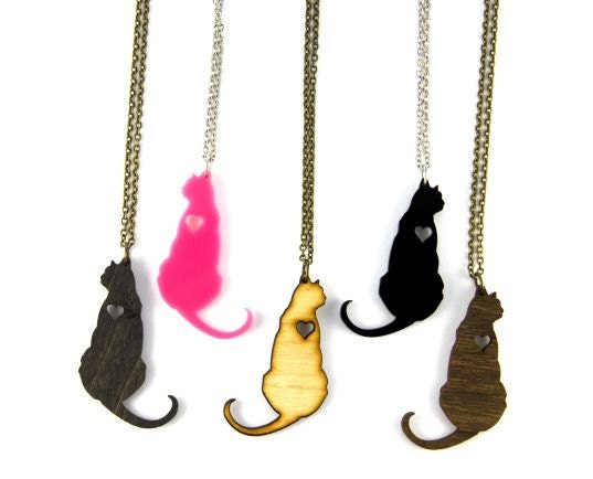 Cat Love - Handmade - Laser Cut