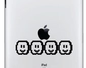 Mario Bros. Clouds ipad Decal FREE SHIPPING in USA